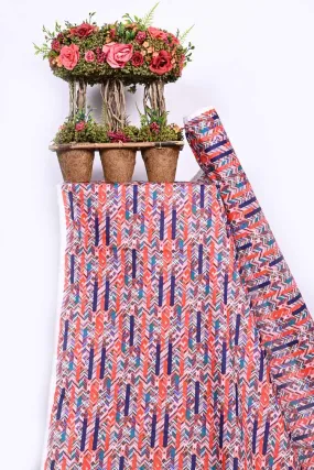 1-PC Kurti Unstitched Cambric Lawn