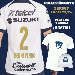 2 Pablo Bennevendo - Colección Goya Hombre - Jersey Local   Playera y Gorra de Regalo