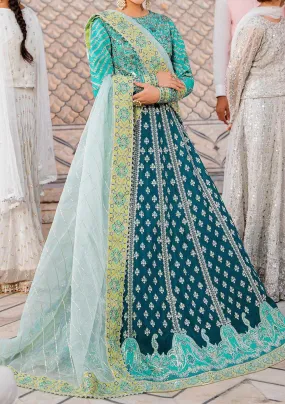 Akbar Aslam Eshana Pakistani Raw Silk Lehenga Choli