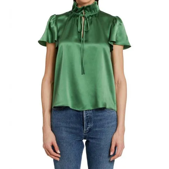 Amanda Uprichard - Vittoria S/S Silk Top