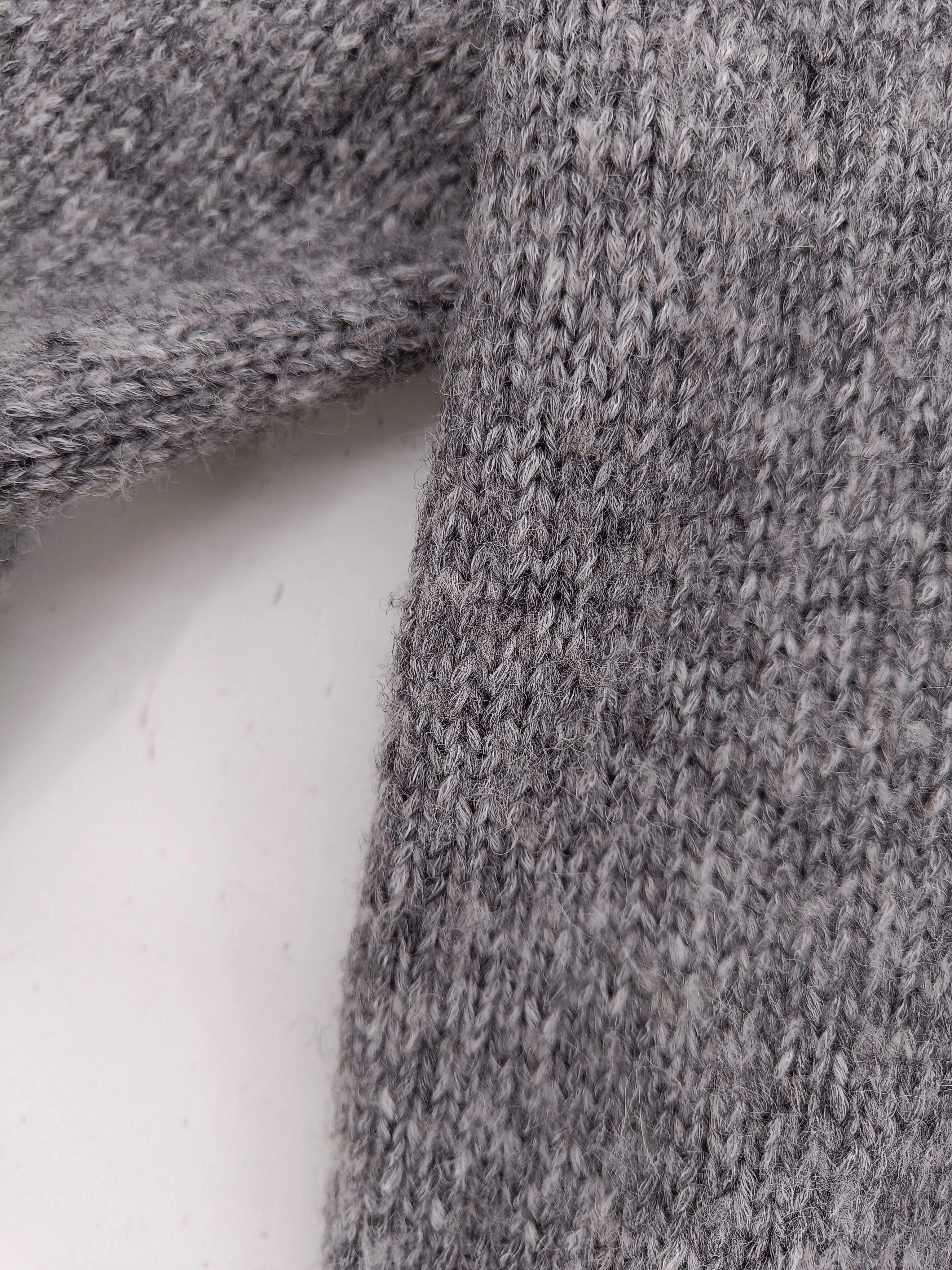 & Other Stories Men's Jumper XS Grey Wool with Other, Polyester