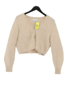 & Other Stories Women's Cardigan S Tan Polyamide with Elastane, Other, Wool