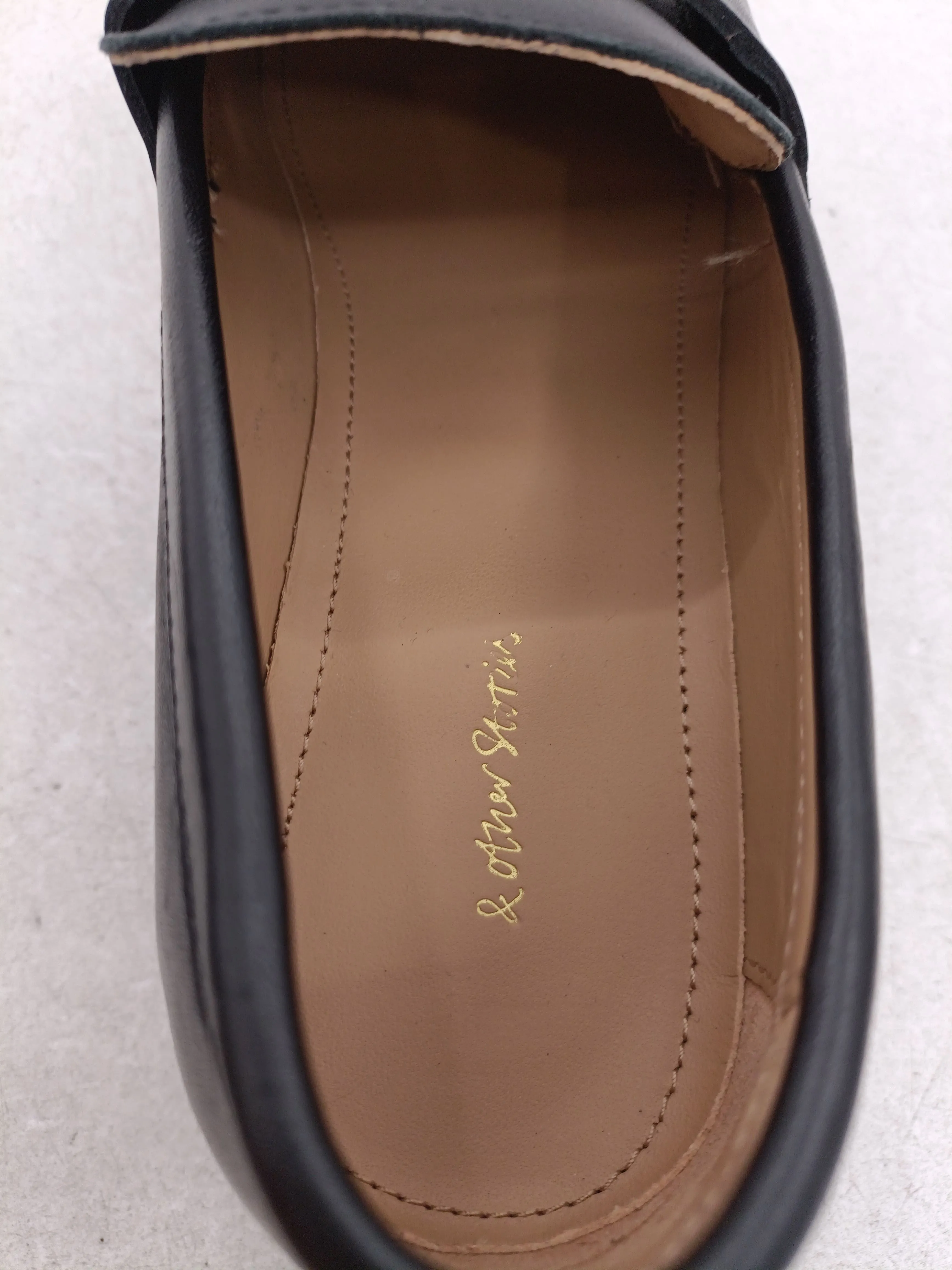 & Other Stories Women's Flat Shoes UK 5.5 Black 100% Other