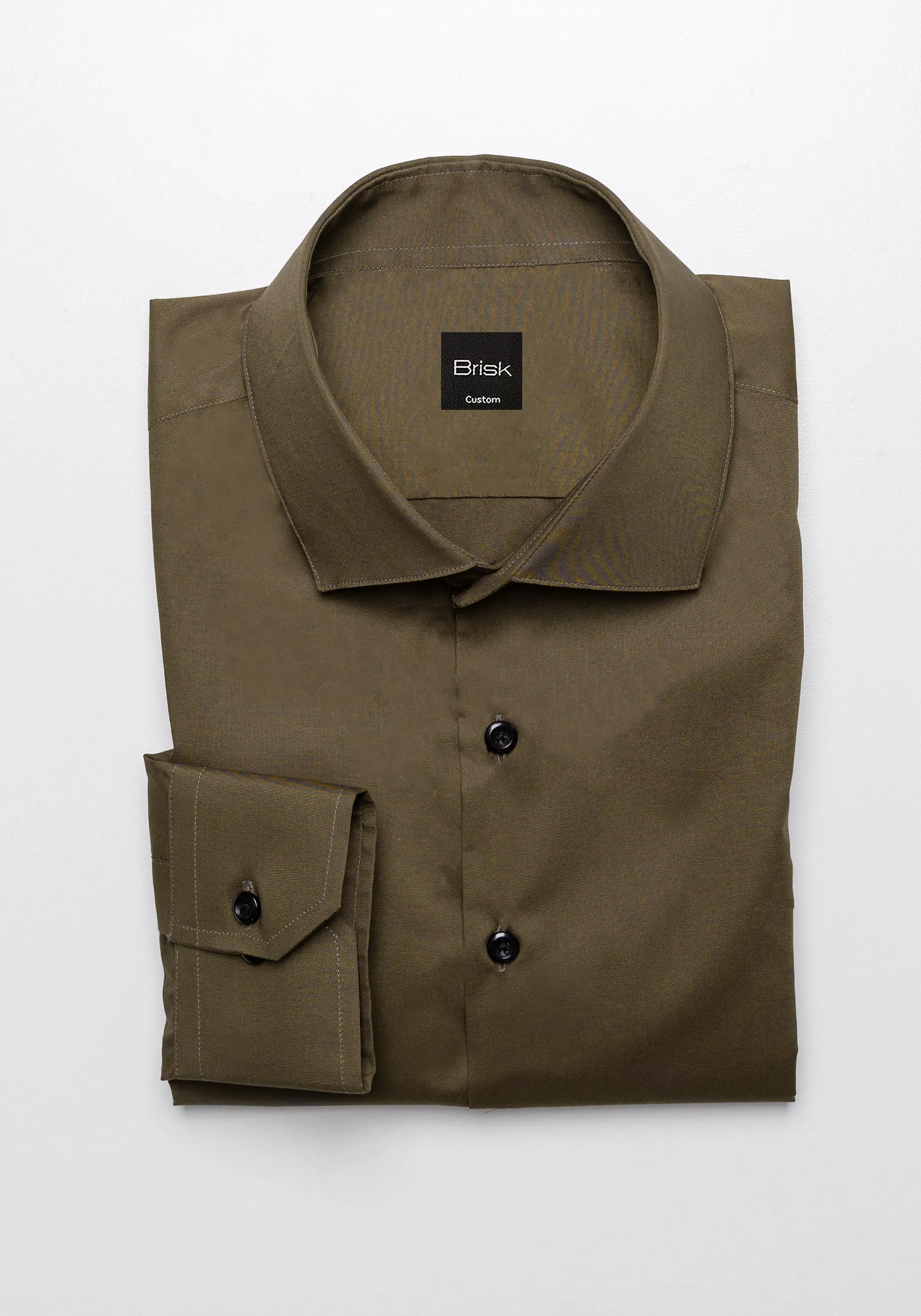 Army Green Stretch Shirt