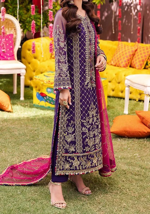 Asim Jofa Jag Mag Pakistani Net Dress