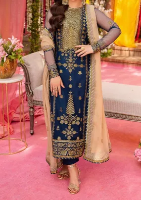 Asim Jofa Jag Mag Pakistani Net Dress