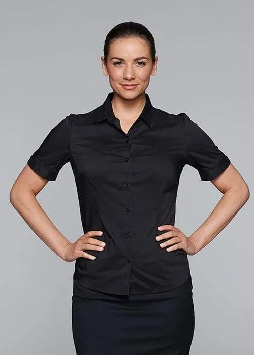 Aussie Pacific Ladies Short Sleeve Work Shirt 2903S