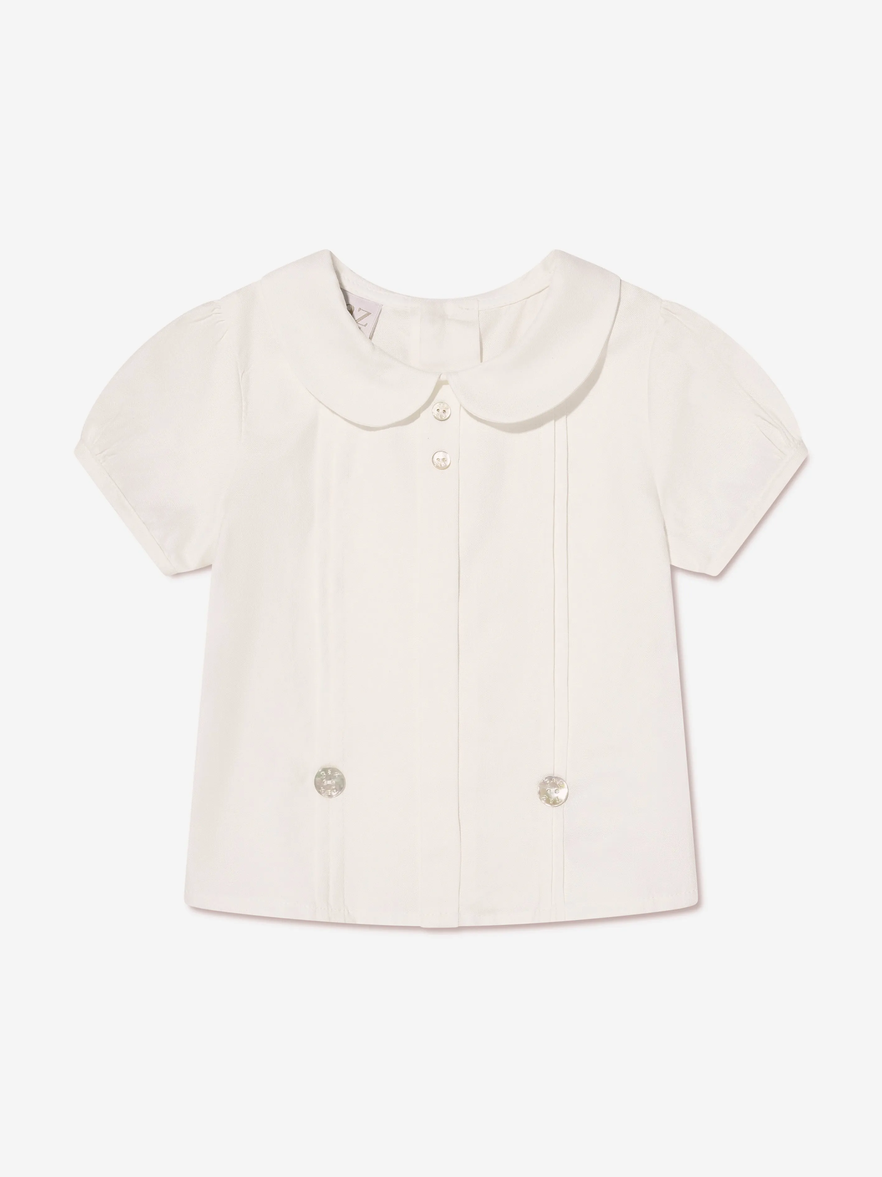 Baby Boys Blouse And Shorts in Cream