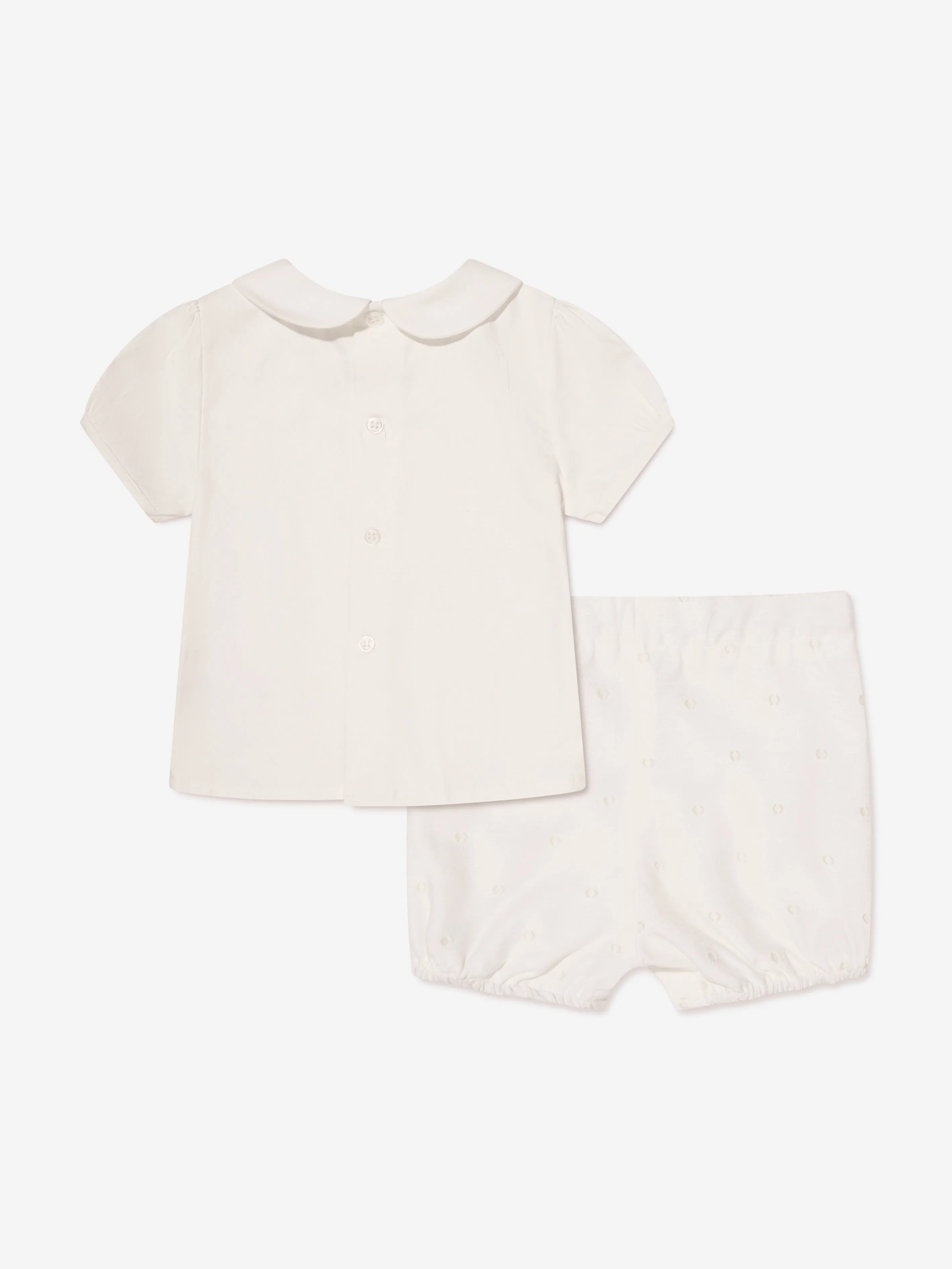 Baby Boys Blouse And Shorts in Cream