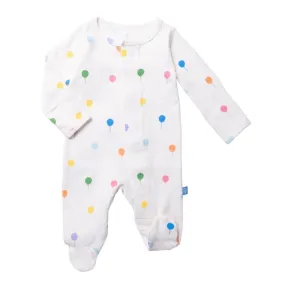 balloon dream organic cotton magnetic footie