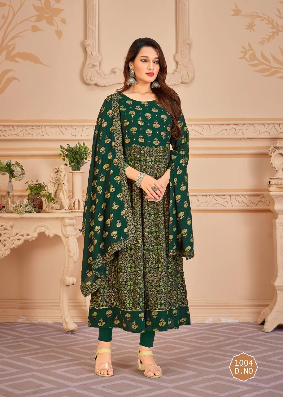 Beautiful Wedding wear Women Kurti Top with Dupatta