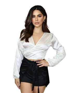 Belle Blouse - Satin