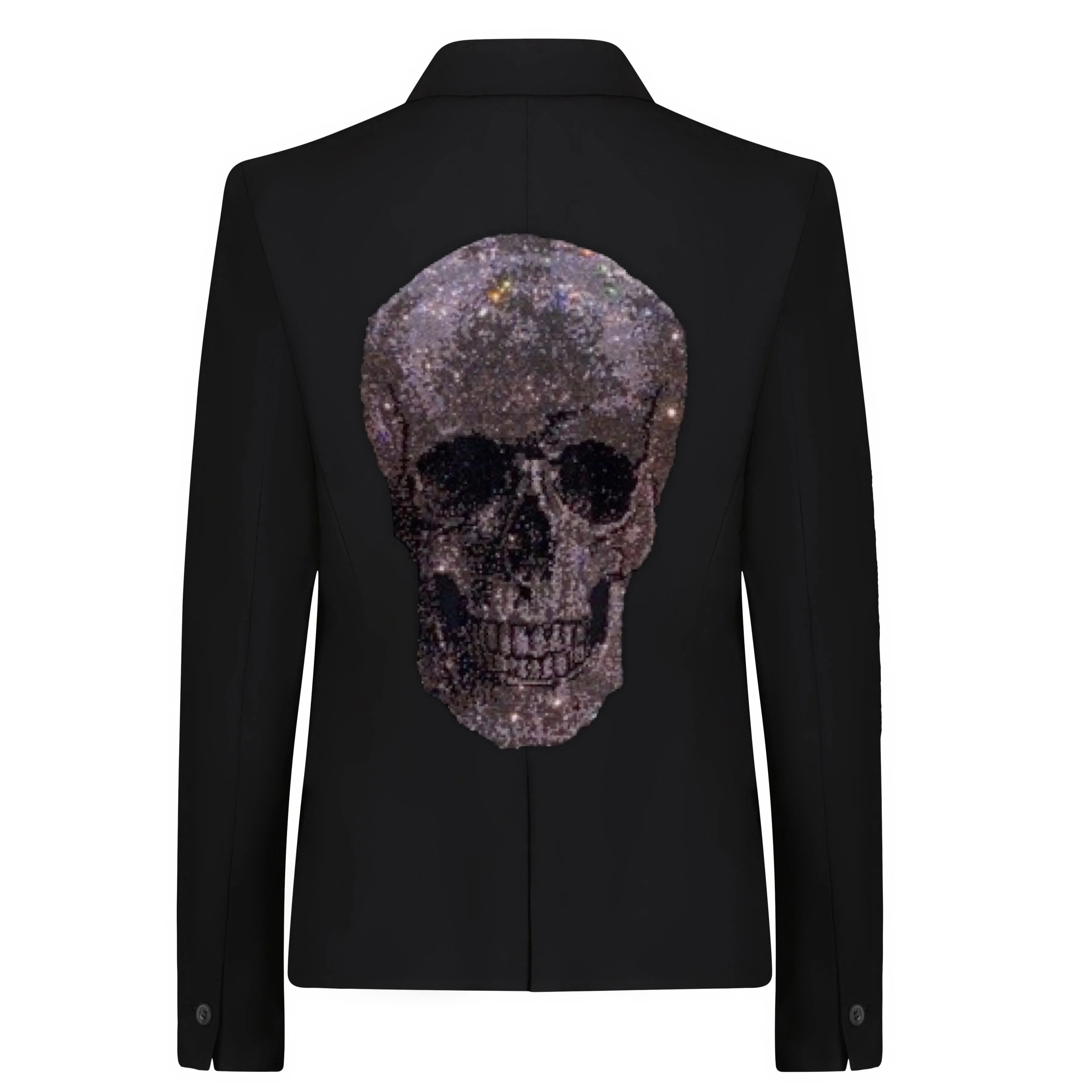 Big Skull Blazer - Black Sample Sale Size 6