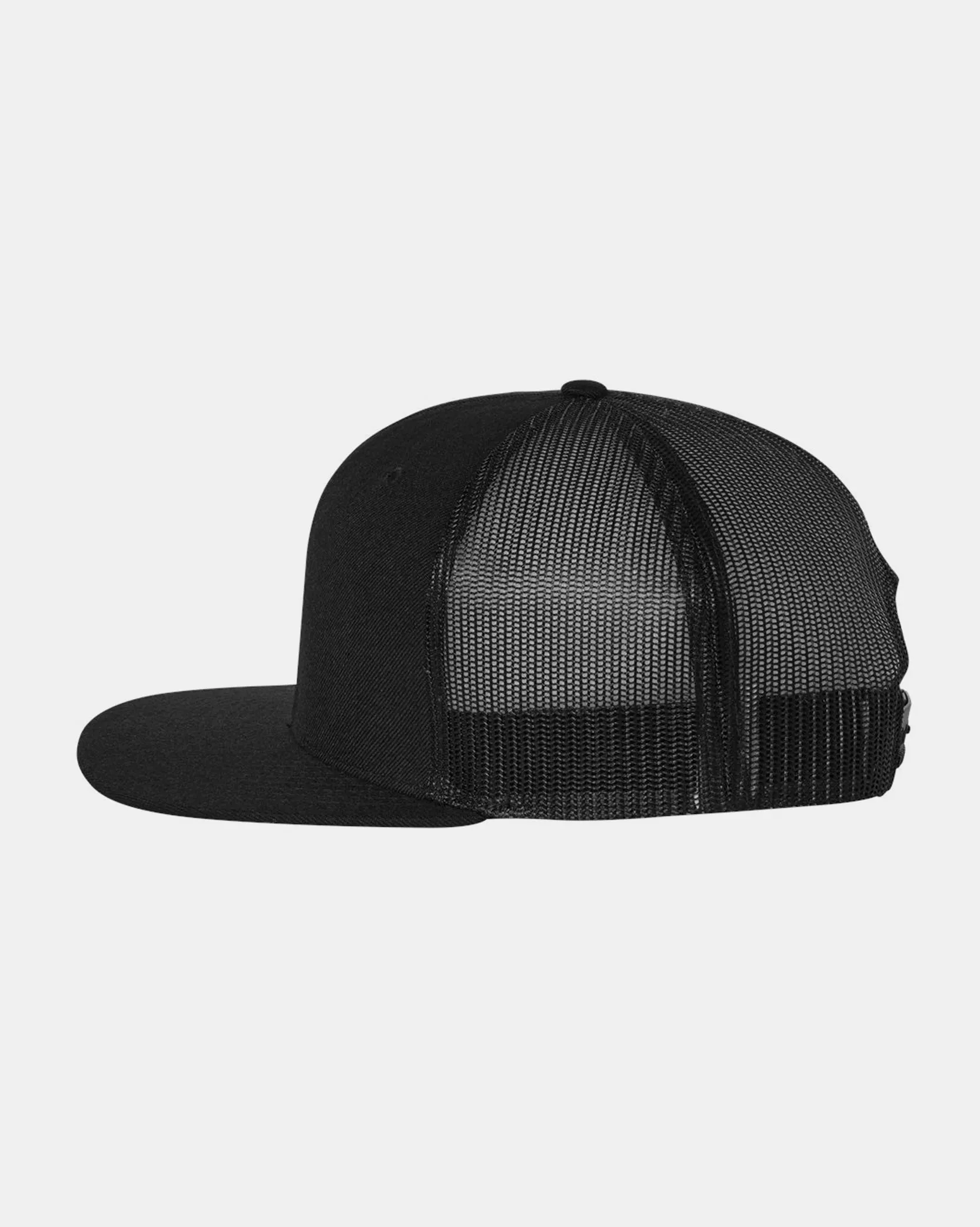 Black Lantern Logo Black Trucker Hat