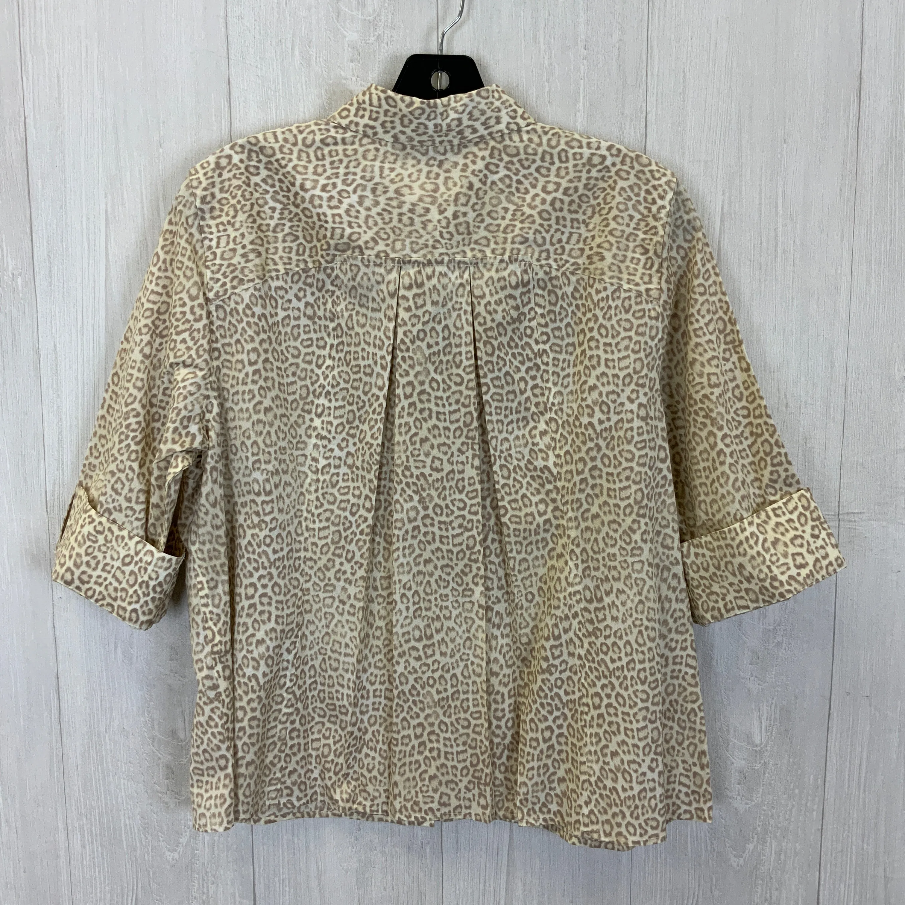 Blouse 3/4 Sleeve By Chicos O  Size: Petite  Medium