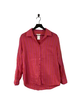 Blouse Long Sleeve By Z Supply  Size: L