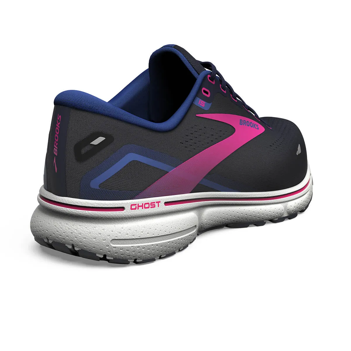 Brooks Ghost 15 GTX Womens | Peacoat/blue/pink