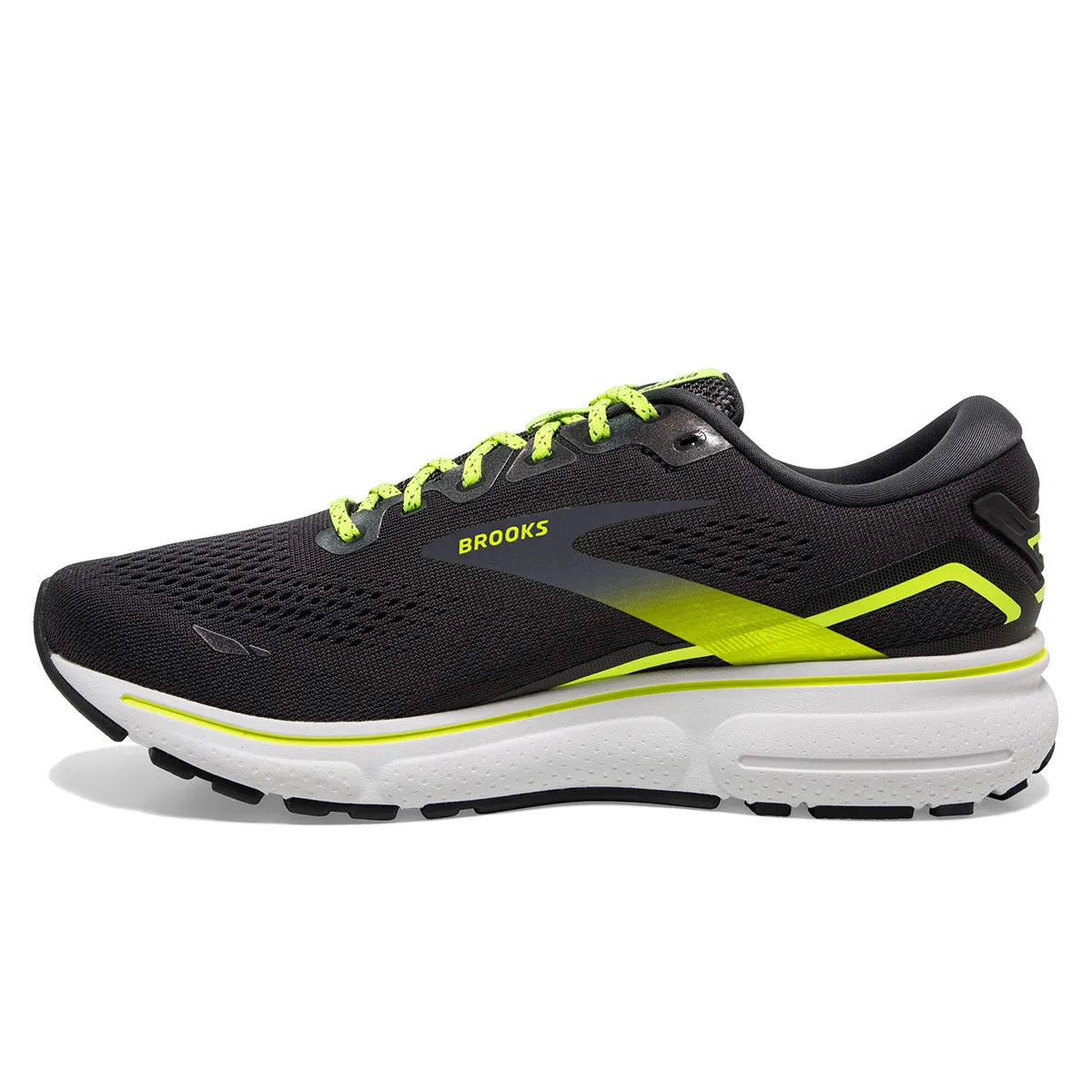 Brooks Ghost 15 Mens | Ebony/white/nightlife