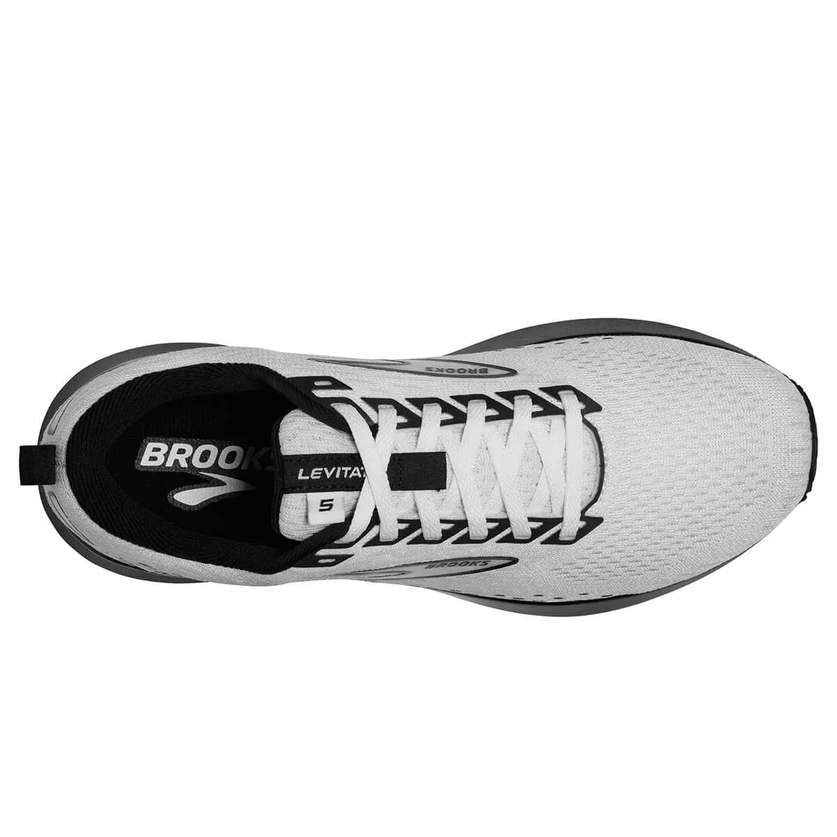 Brooks Levitate 5 Womens | White/black