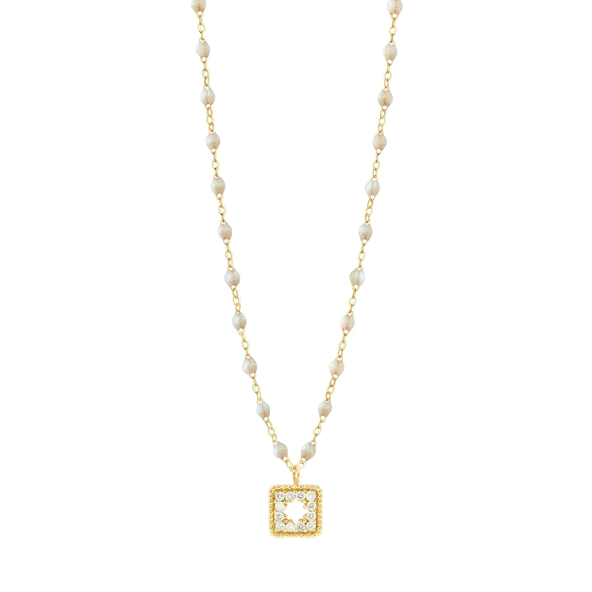 Classic Gigi Opal Treasure Necklace Yellow Gold, 16.5"