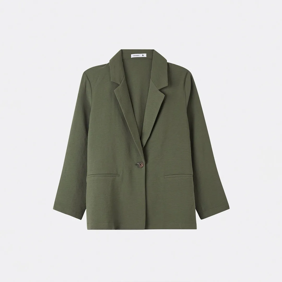 Classic Lapel Single Breasted Jacket