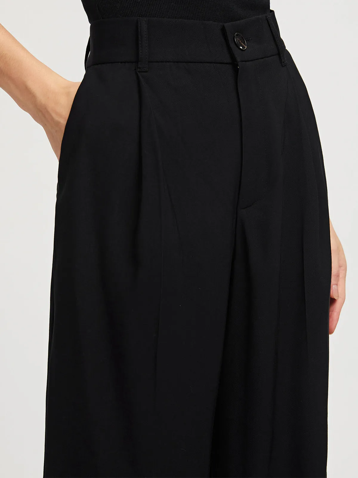 Comfy Everyday High-waisted Wide-leg Pants