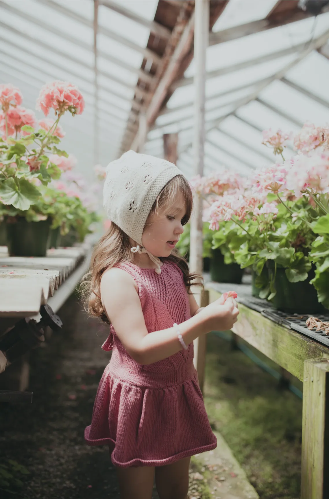 Cotton Fleur Bonnet