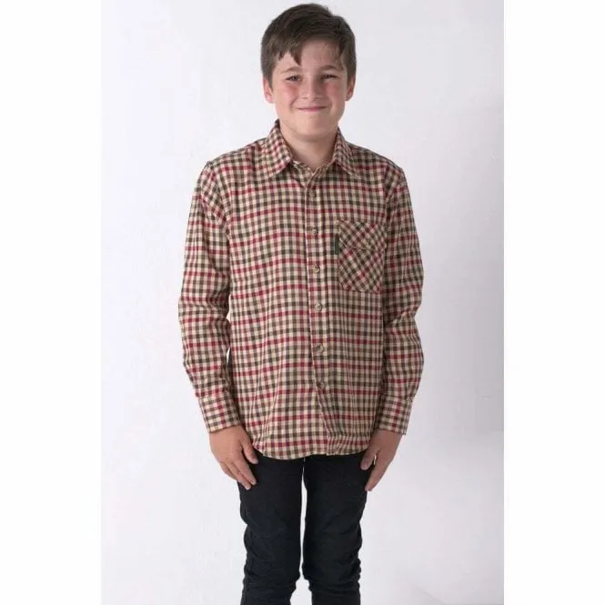 Country Classics Kids Long Sleeve Check Shirt - Highclere