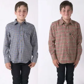 Country Classics Kids Long Sleeve Check Shirt - Highclere