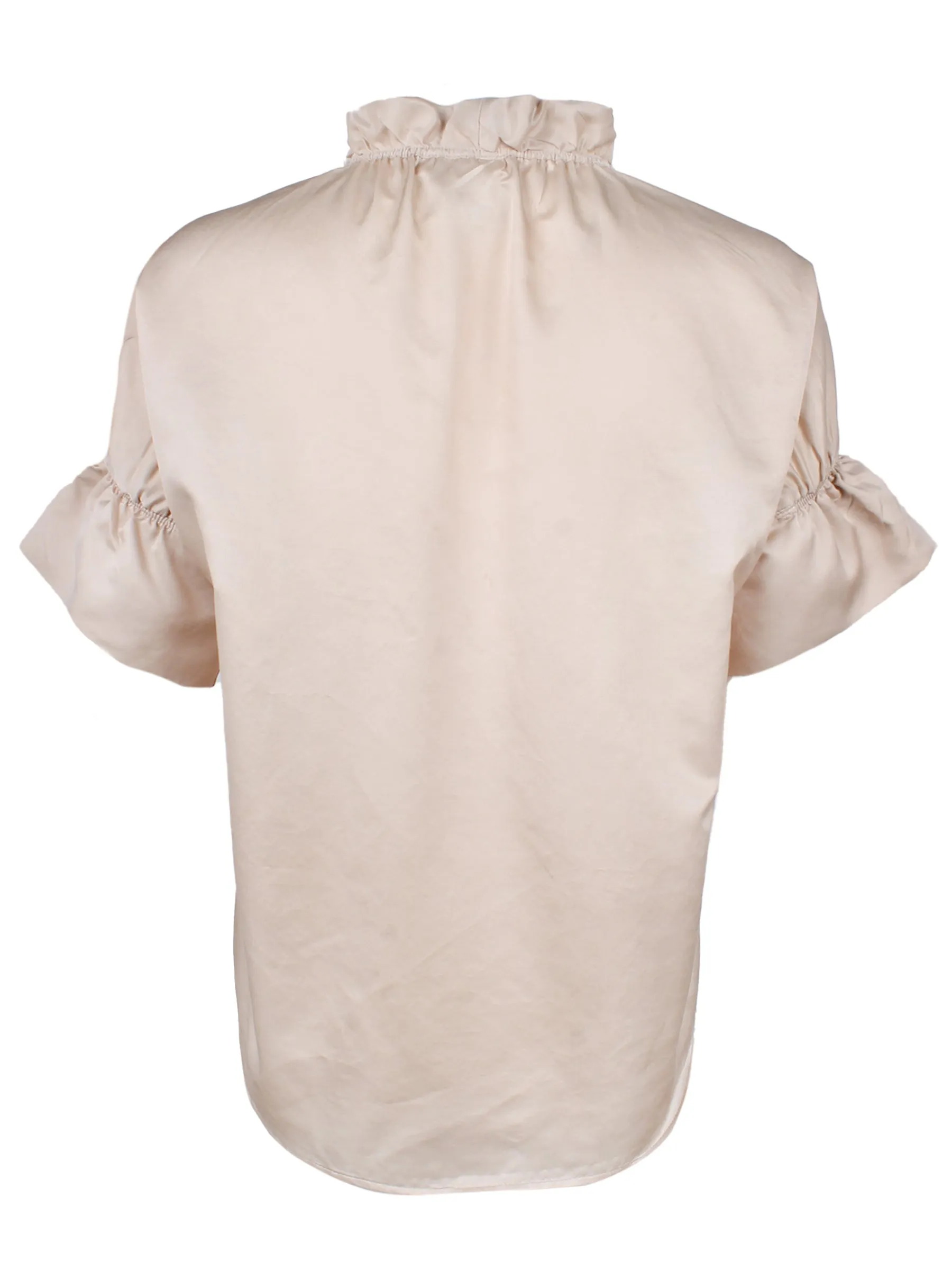 Crosby Shirt Champagne Gold Washed Silk/Cotton