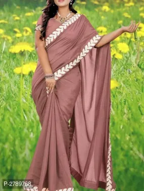 Design Poly Silk Saree with Blouse piece