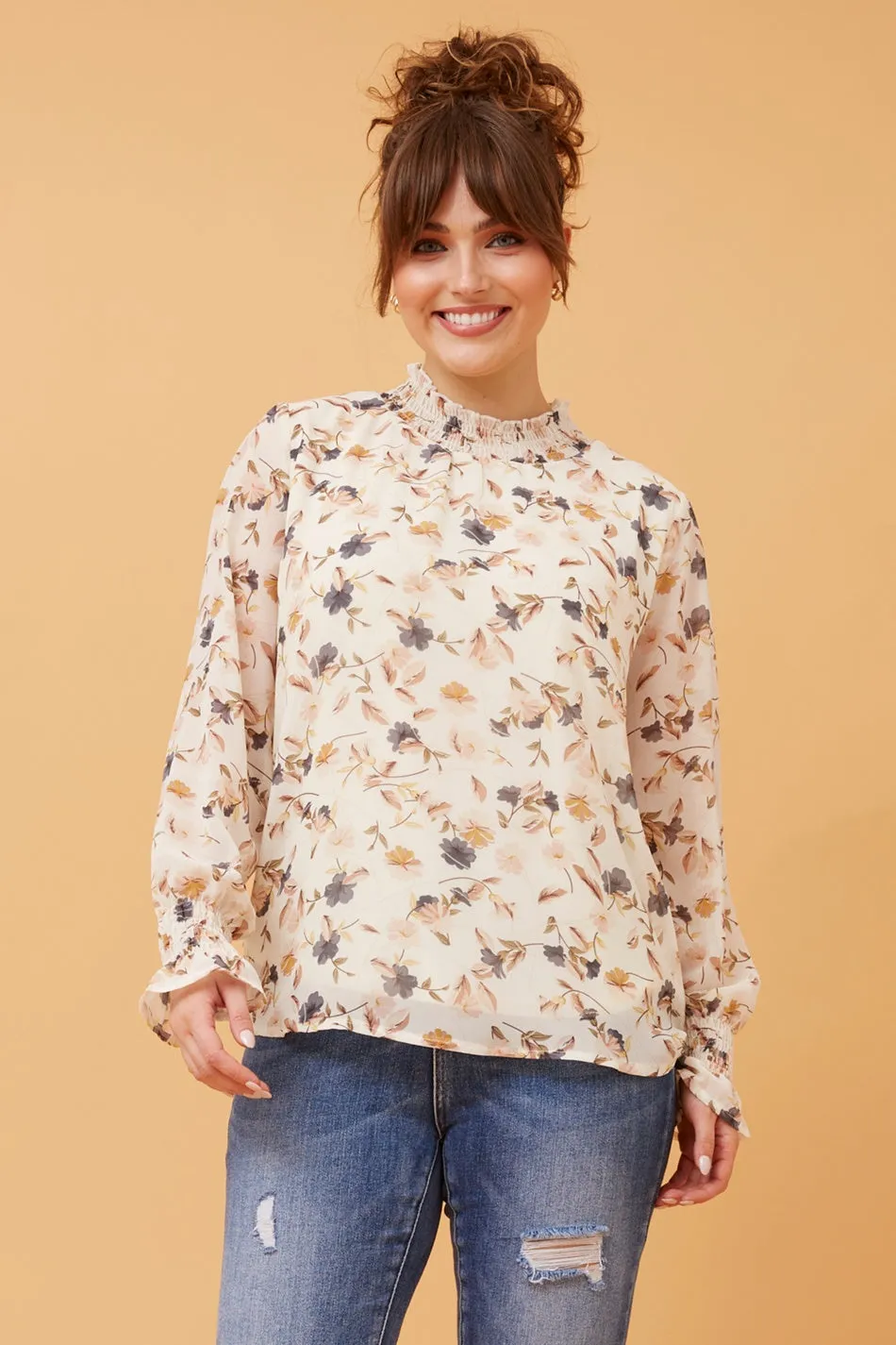 DIANA FLORAL BLOUSE