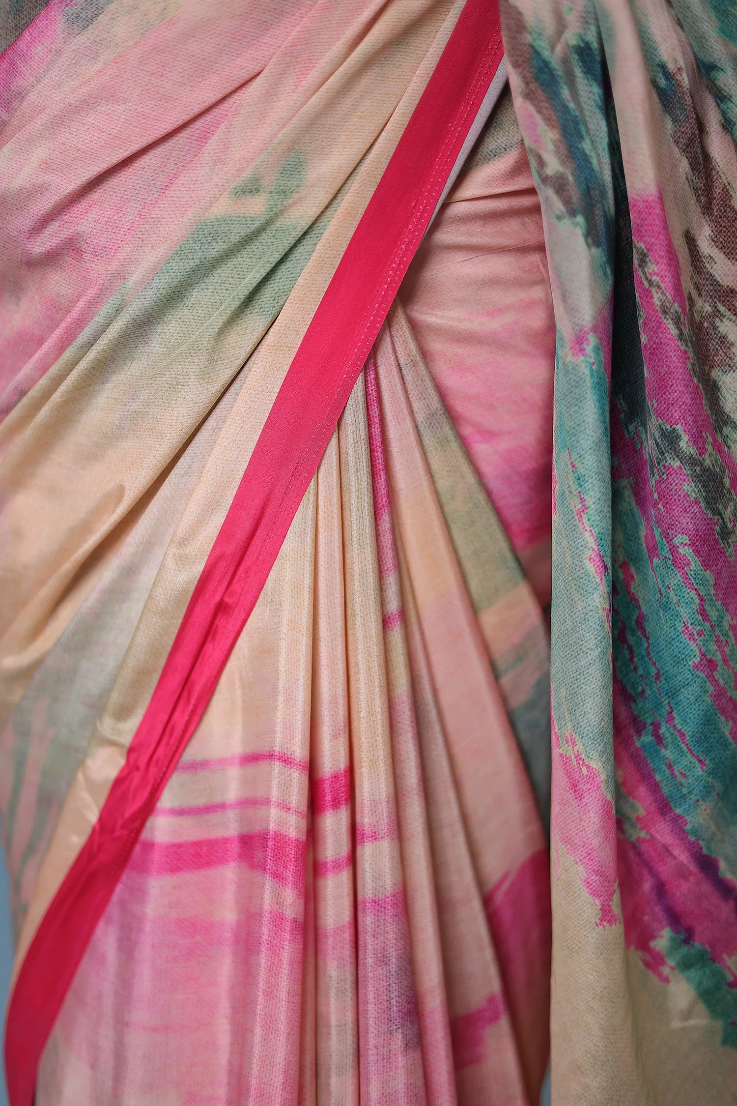 Digital Print Crepe Silk Saree