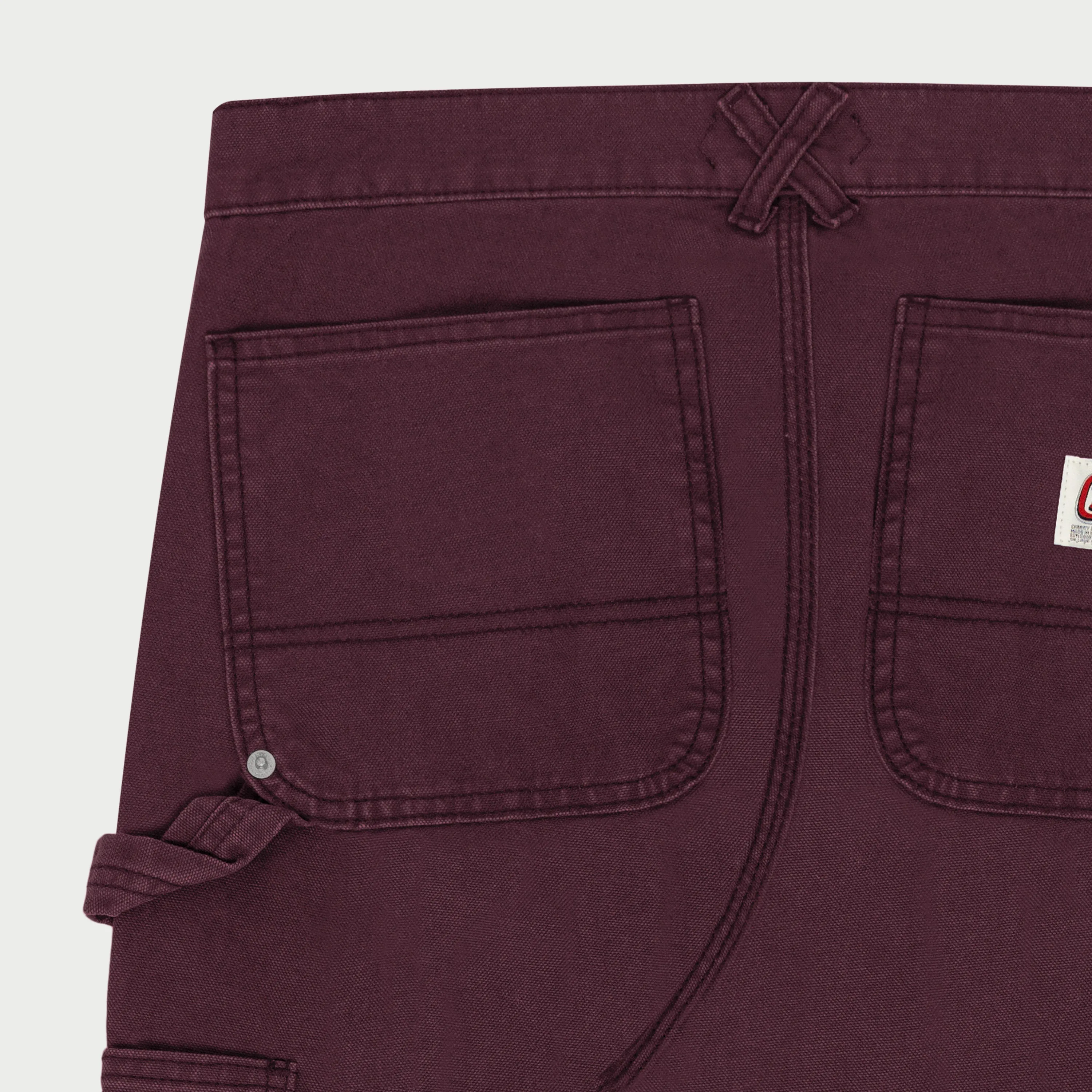 Double Knee Painter Pants (Maroon)