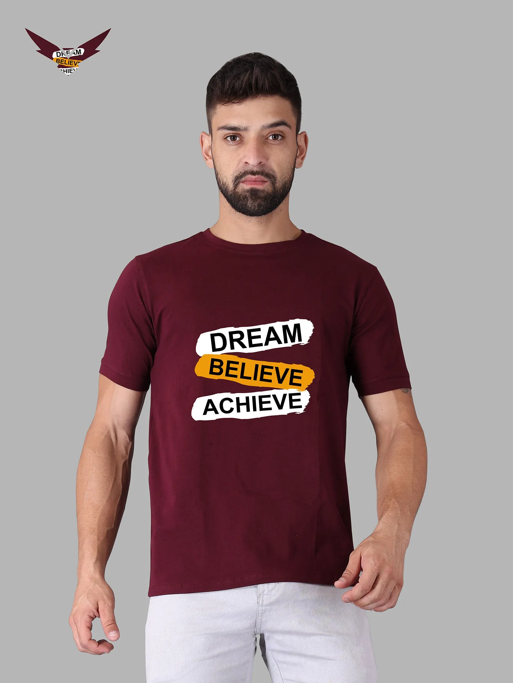 Dream Believe Achieve Crew Neck T-Shirt