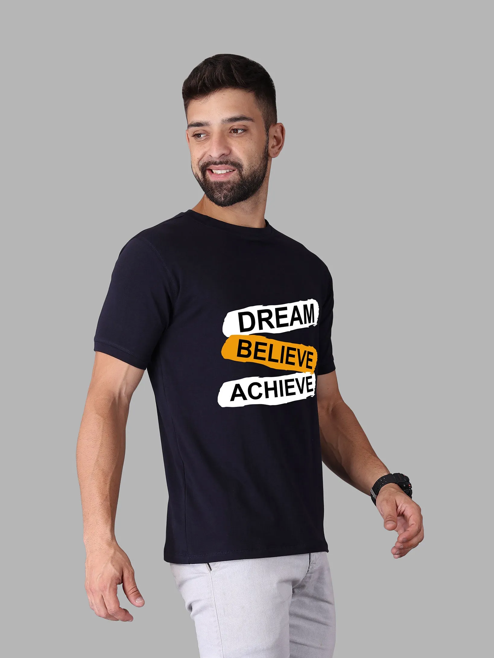 Dream Believe Achieve Crew Neck T-Shirt