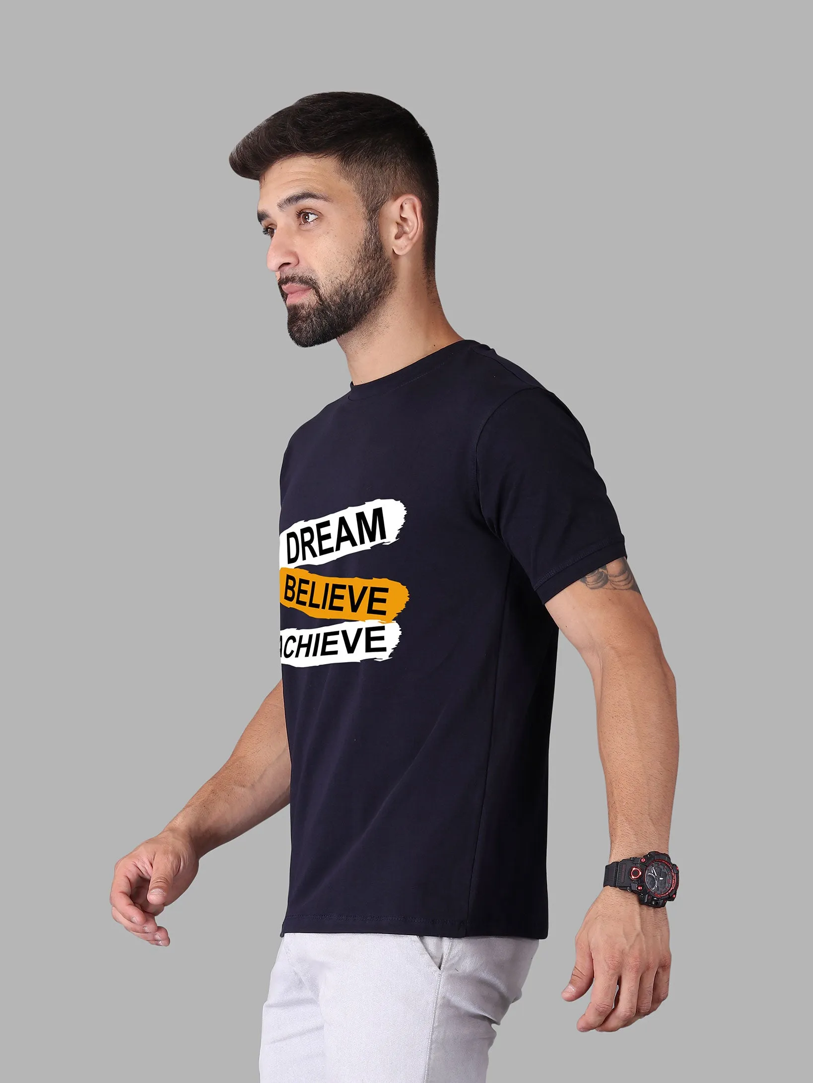 Dream Believe Achieve Crew Neck T-Shirt