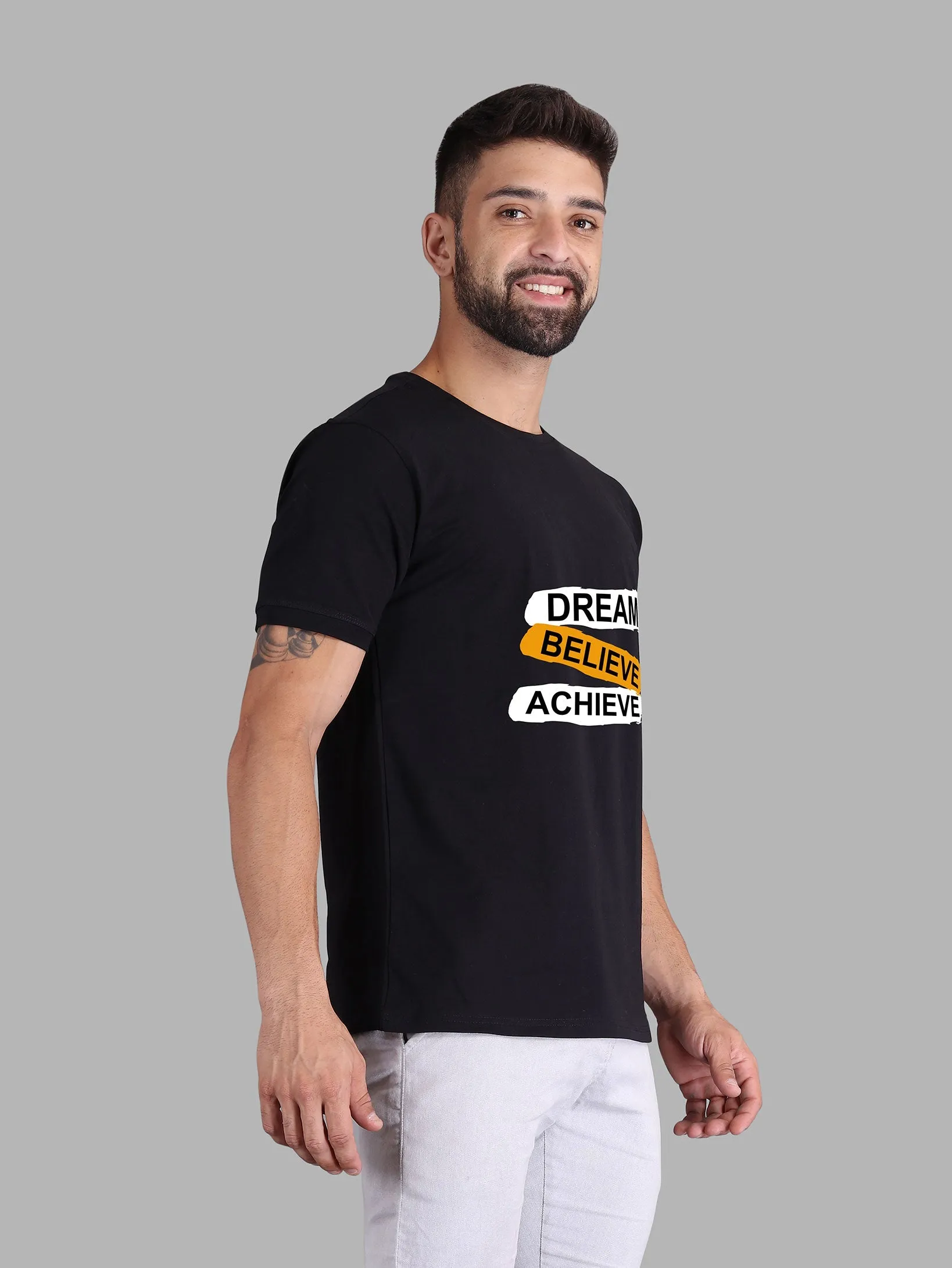 Dream Believe Achieve Crew Neck T-Shirt