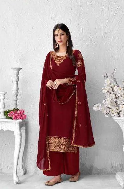 Eid Special Georgette Designer Heavy Embroidered Pakistani Style Dress