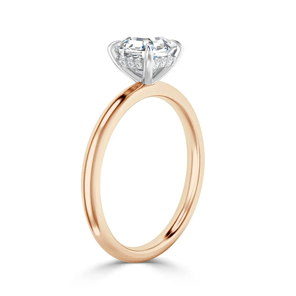 Elaine  - 18ct Rose Gold - Asscher