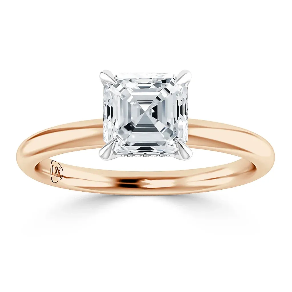 Elaine  - 18ct Rose Gold - Asscher