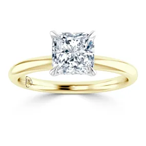 Elaine  - 18ct Yellow Gold - Radiant