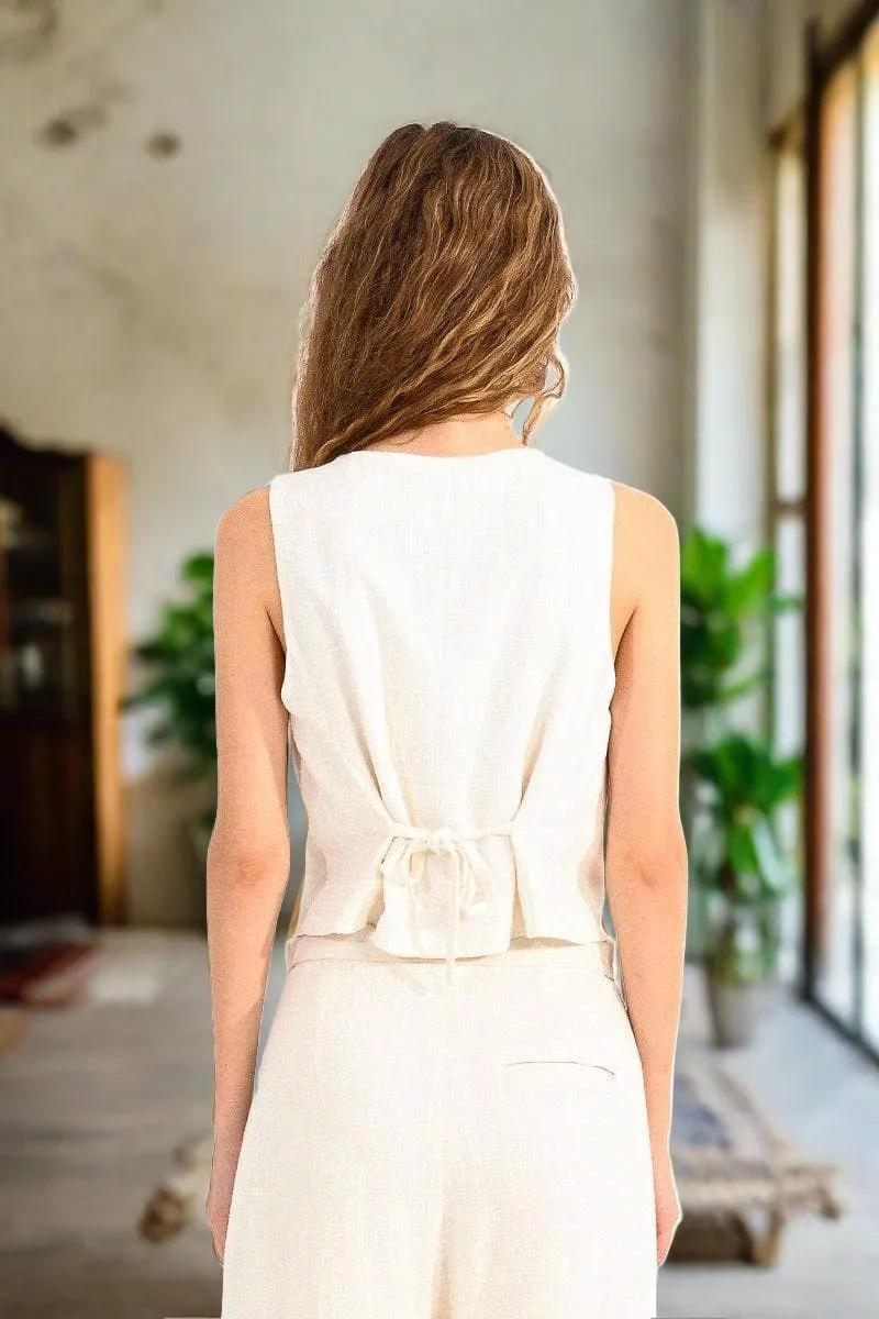 Elegant Ivory Vest