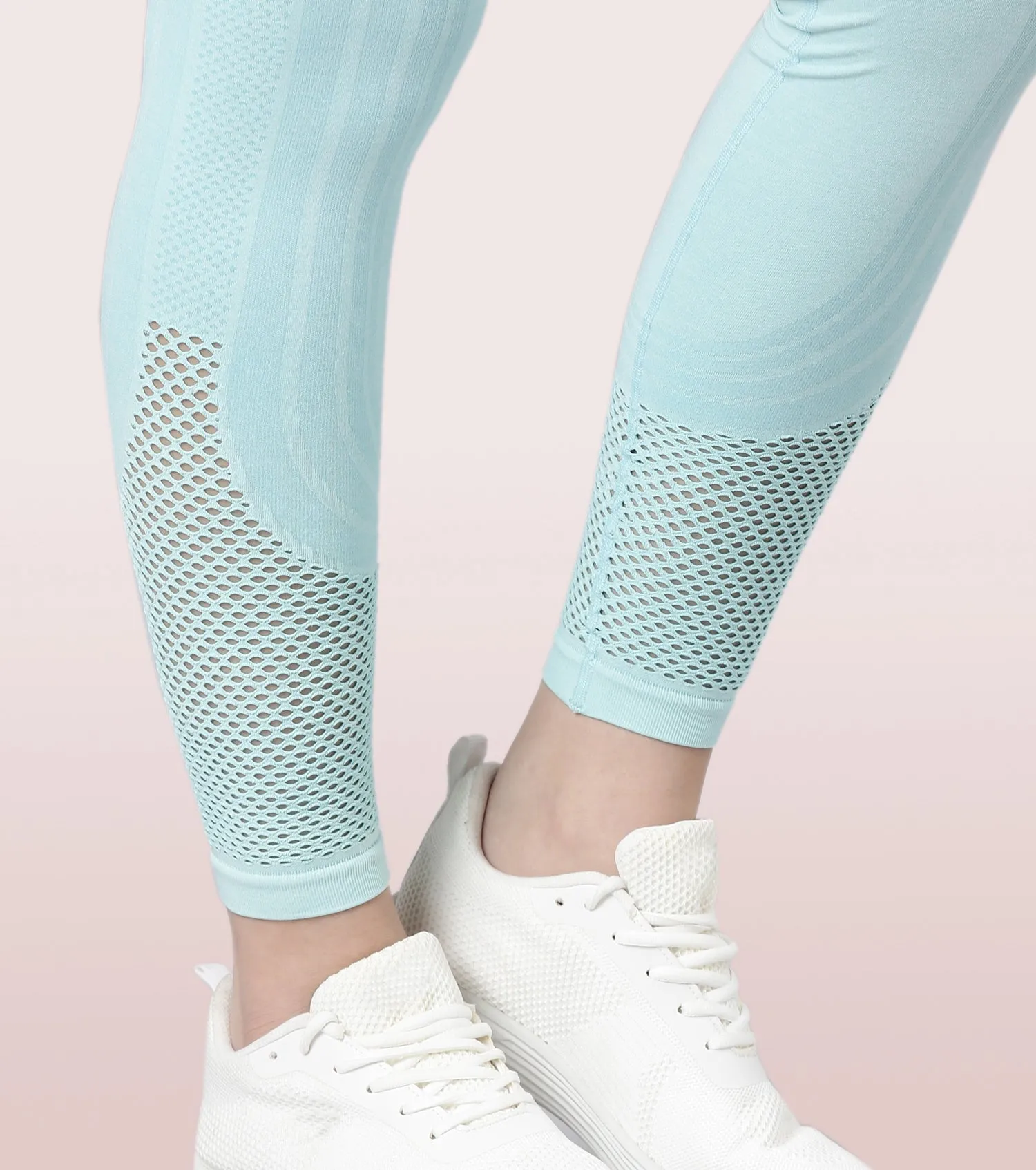 Enamor Dry Fit, High Waist Legging | Seamless Workout Legging With Perforation For Ventilation For Women | A604