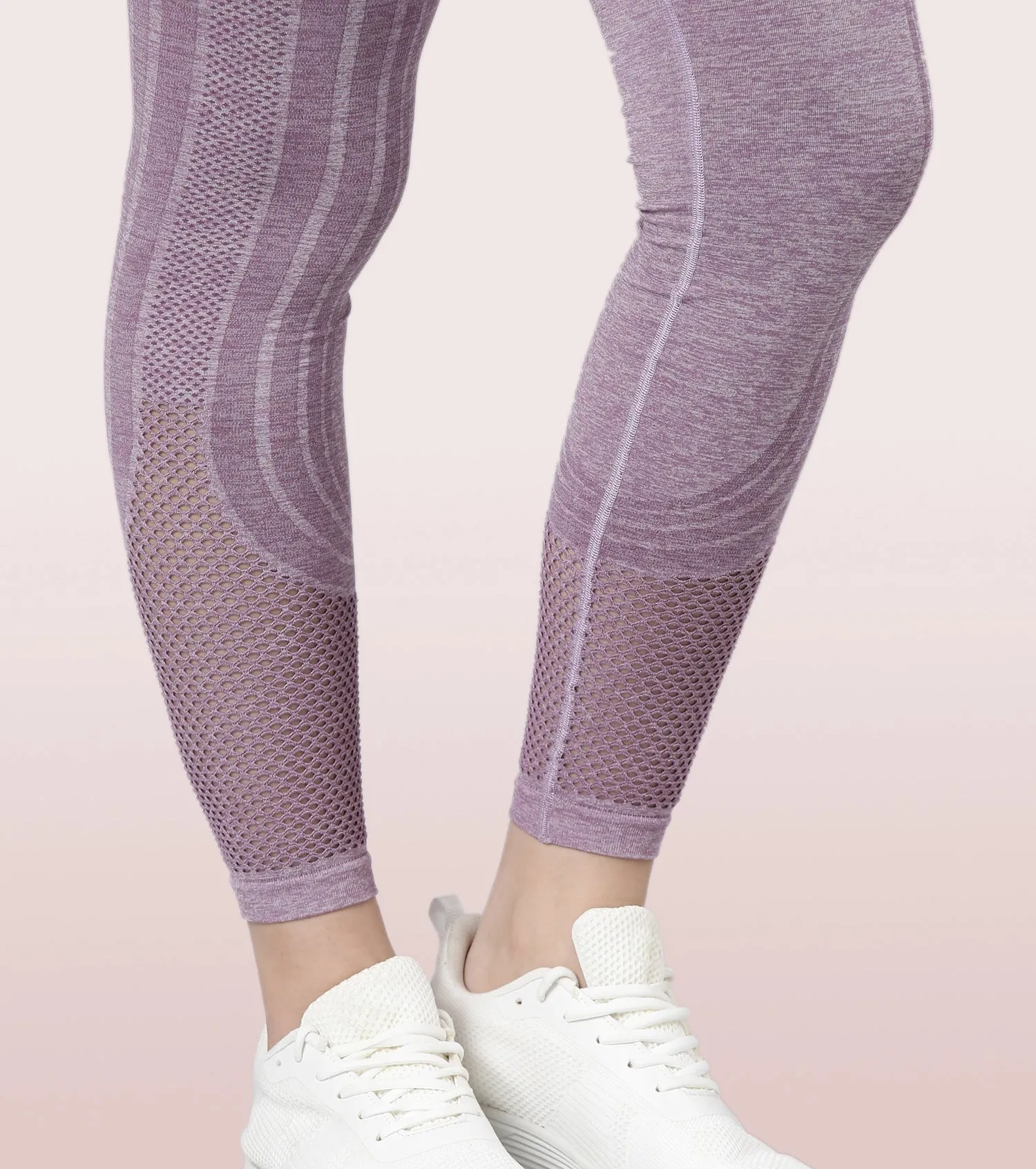 Enamor Dry Fit, High Waist Legging | Seamless Workout Legging With Perforation For Ventilation For Women | A604