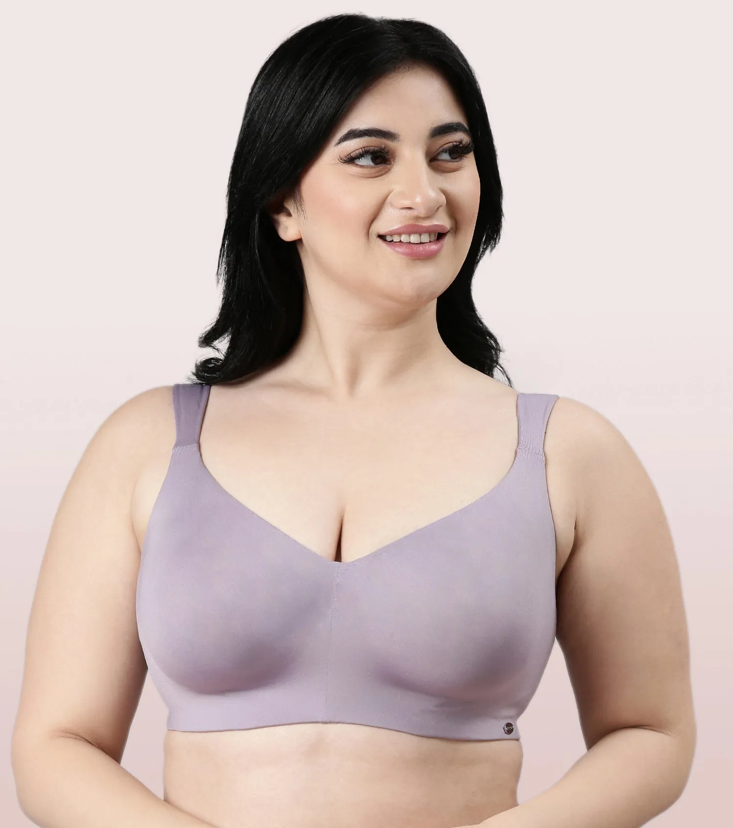 Enamor Pure Ease F121 Ultimate Smoothening Full Support Bra for Women- Full Coverage, Non Padded and Wirefree