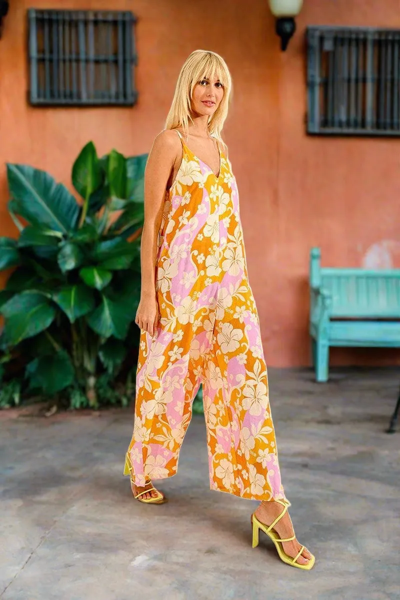 Floral Sunrise Jumpsuit