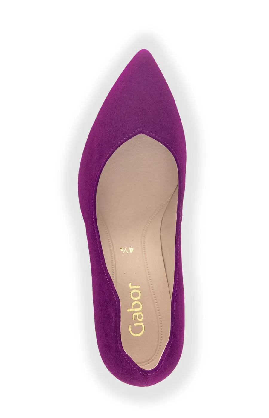 Gabor Magenta Waved Heel