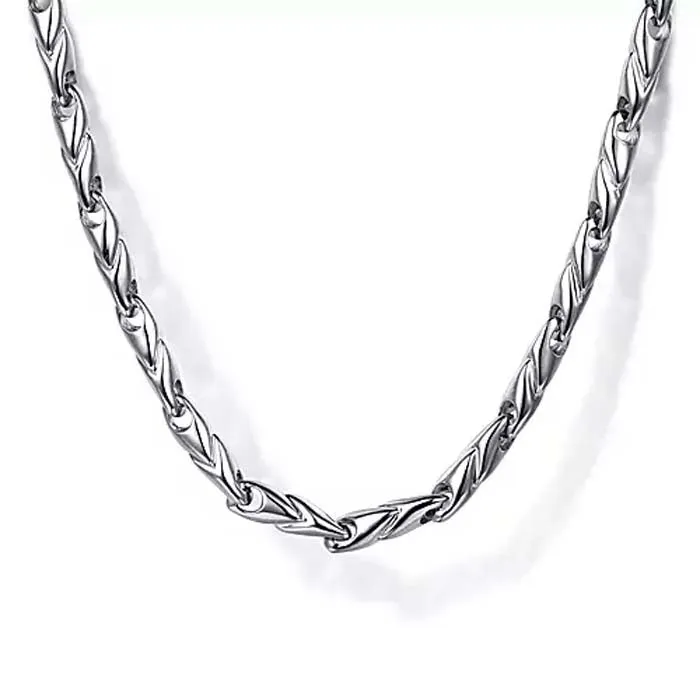 Gabriel & Co. 22 Men's Contemporary Chain Necklace in Sterling Silver