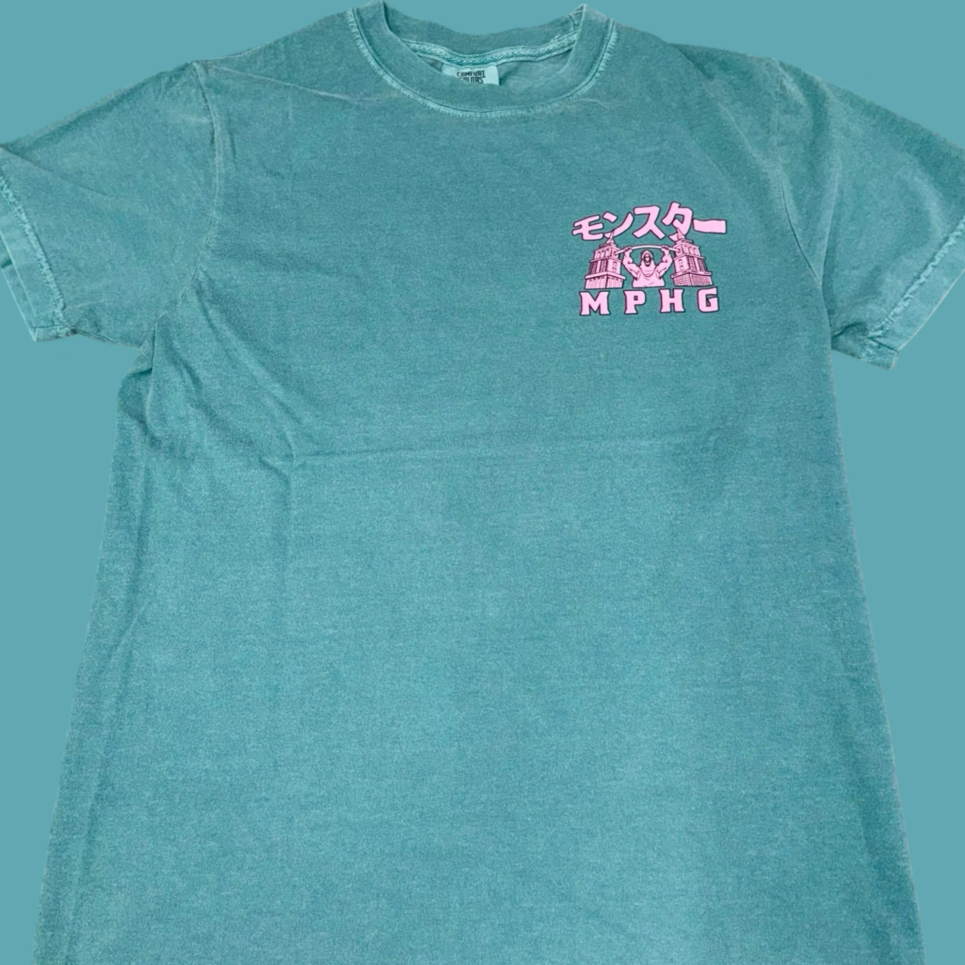 Godzilla 808: Pink on Teal, Comfort Fit